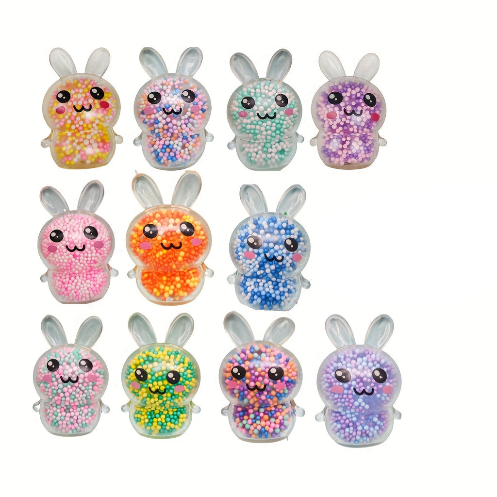 NNETM 6pcs Squishy Bunny Stress Balls for Kids & Adults