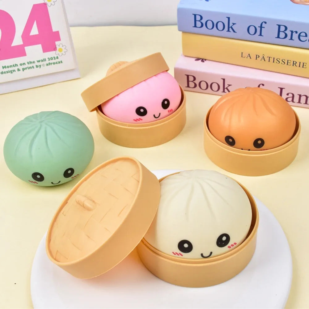 Colorful Dumpling Squishy Fidget Toy